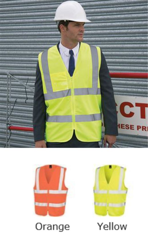 Result RS202 Core Zip Safety Tabard  Result RS202 Core Zip Safety Tabard